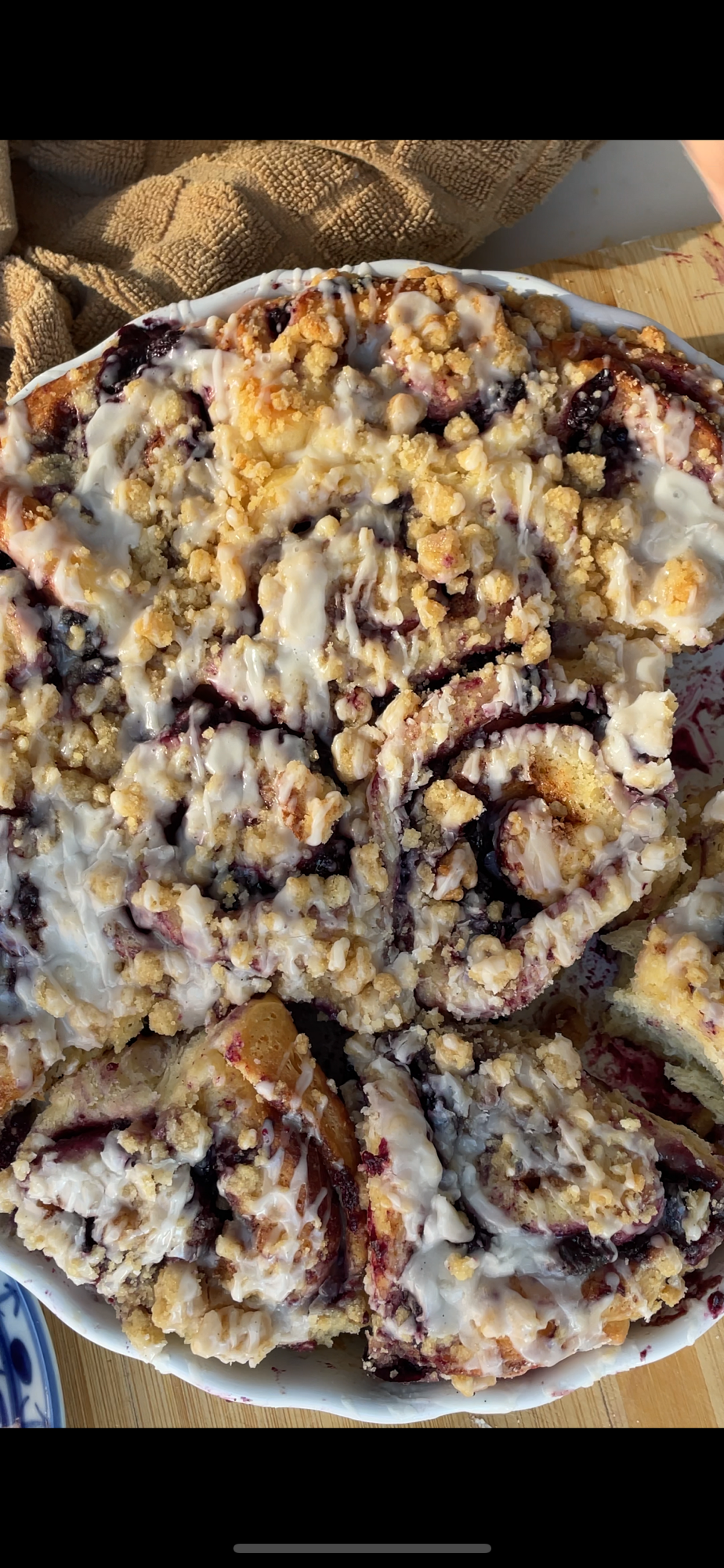 Lemon Blueberry Coffee Cake Cinnamon&nbsp;Rolls