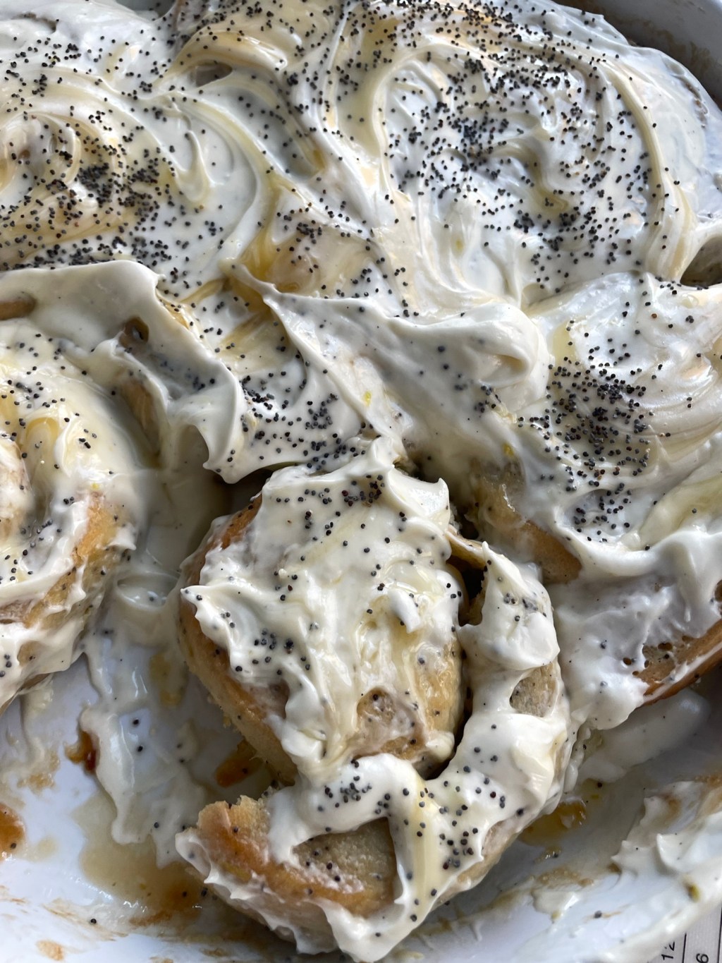 Lemon Poppy Seed Sweet Rolls with Whipped Lemon Curd Cream Cheese&nbsp;Frosting
